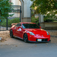 Red 2008 Nissan 350Z on Gray Rays Jdm